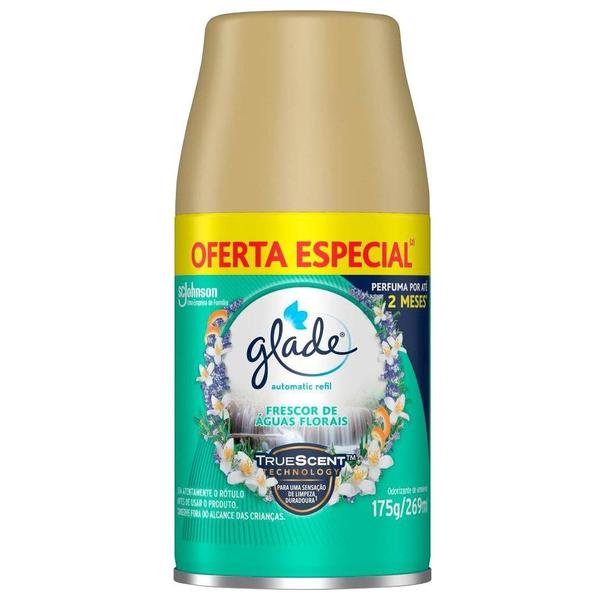 Imagem de Purificador de Ar Glade Refil Automatic Frescor Aguas Florais 269Ml Oferta Especial