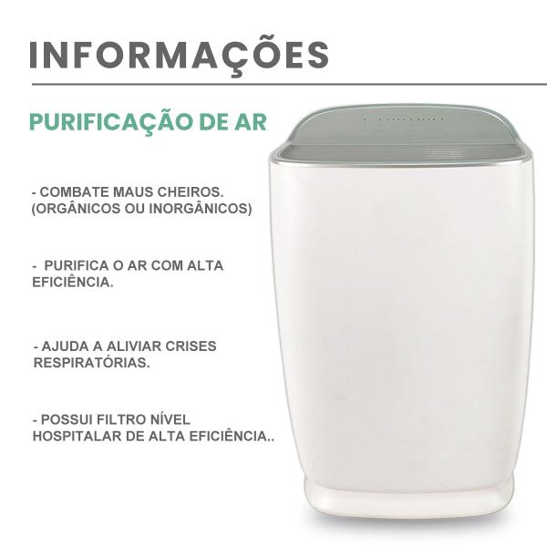 Imagem de Purificador de Ar  Purifik Air H200  220V  Nível Hospitalar