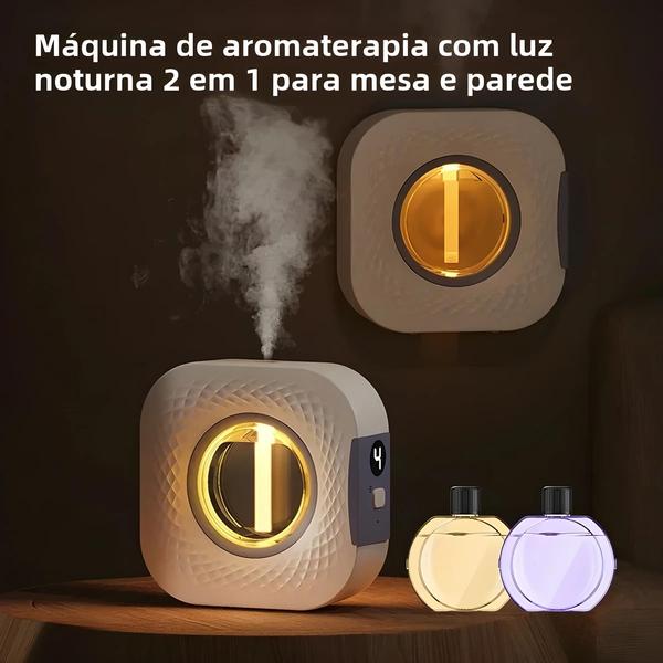 Imagem de Purificador de Ar USB Inteligente com Difusor de Aromaterapia - Ideal para Cozinha, Banheiro e Carro