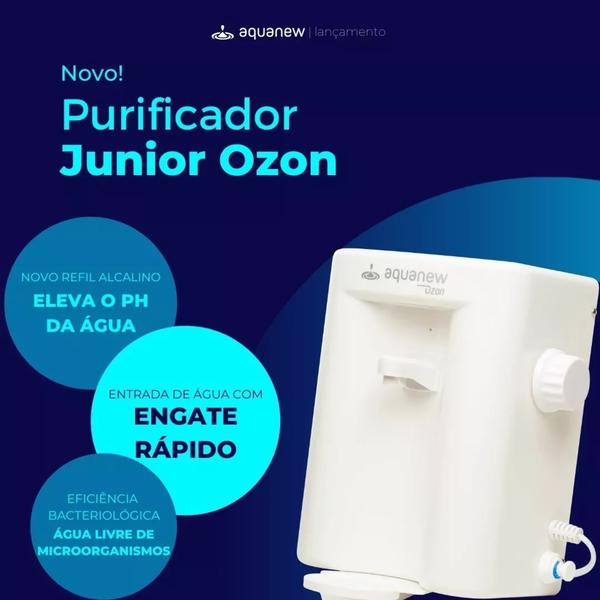 Imagem de Purificador e Ozonizador de Água Alcalina Aquanew Júnior Ozon Bivolt