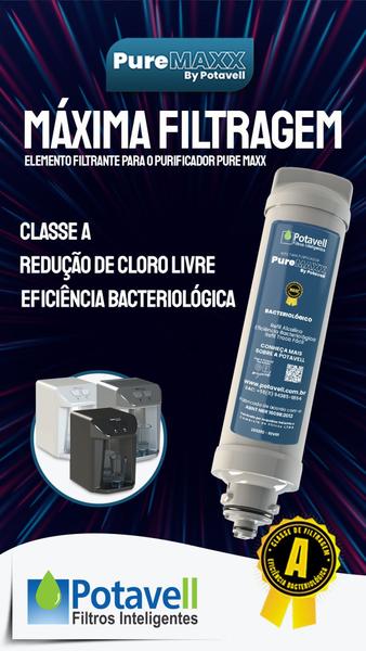 Imagem de Purificador Pure Maxx Preto/Natural Bacteriológico Novo