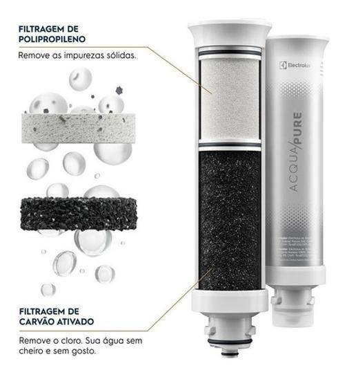 Imagem de Purificador Touch Pure 4X Electrolux - Grafite - 110V/220V