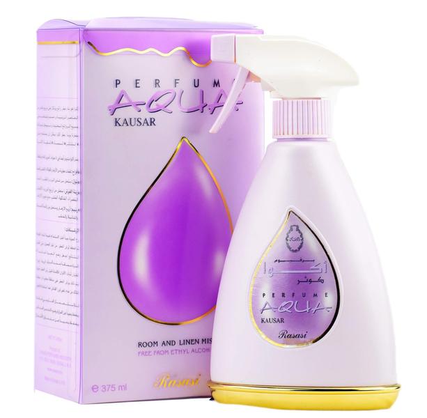 Imagem de Purificadores de ar Rasasi Aqua Collection 375 ml (Auqa Afrah, Azamah, Batool, Bushra, Kausar, Masarrah, Raneem e Zeenath)