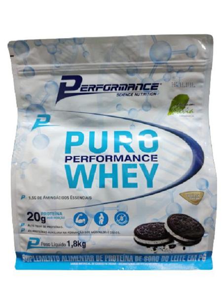 Imagem de Puro whey performance cookies cream - 1,8kg refil