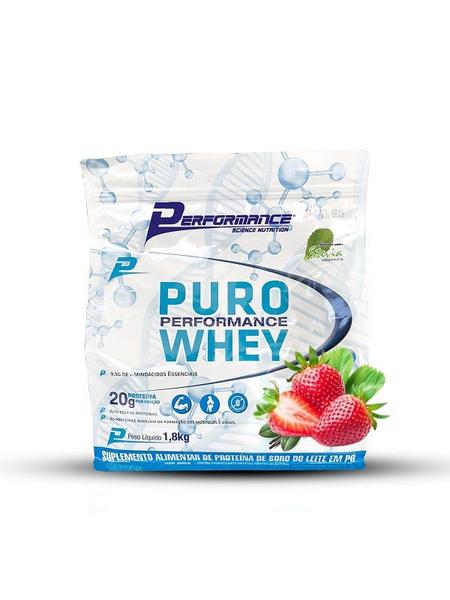 Puro whey performance morango - 1,8 kg Imagem de Puro whey performance morango - 1,8 kg