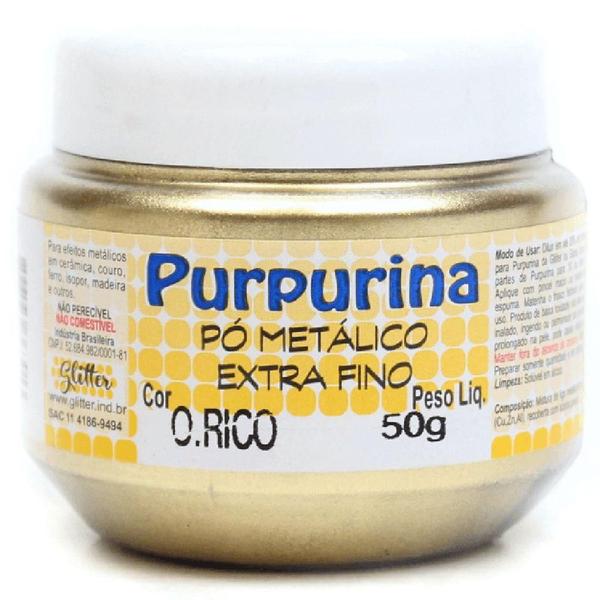 Imagem de Purpurina Glitter 50g Ouro Rico