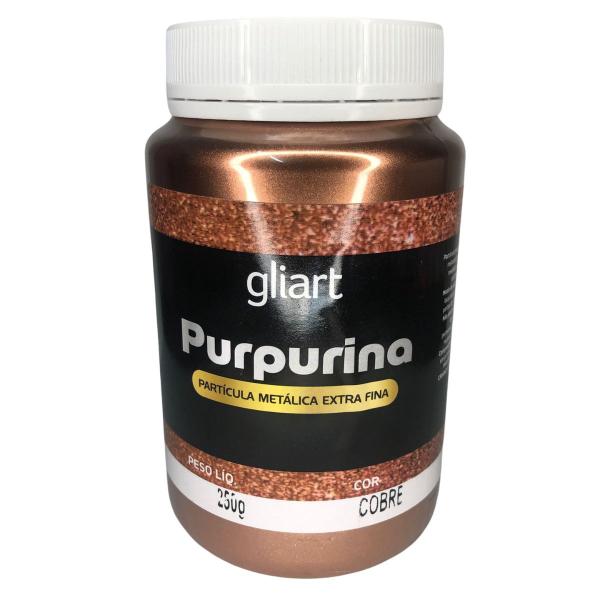 Imagem de Purpurina Pó Metálico Bronze Extra Fino Gliart 250g