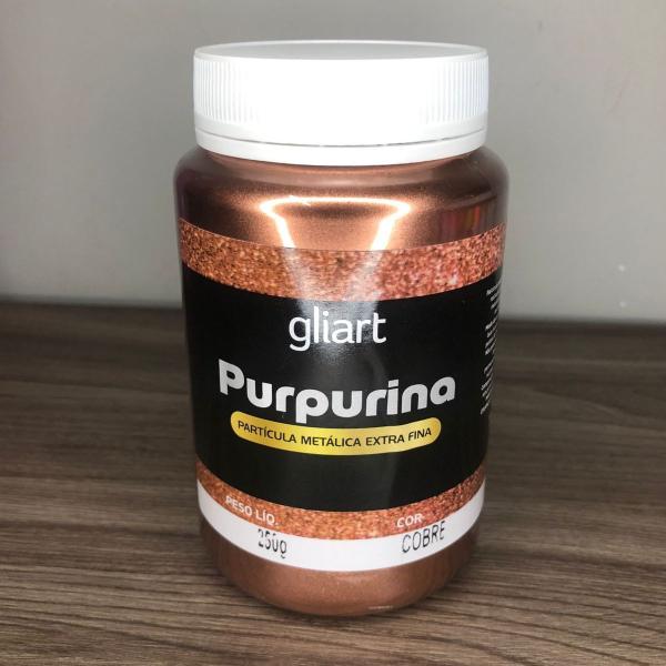 Imagem de Purpurina Pó Metálico Bronze Extra Fino Gliart 250g