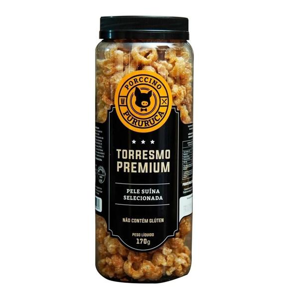 Imagem de Pururuca Torresmo Premium Porccino Pote De 170g