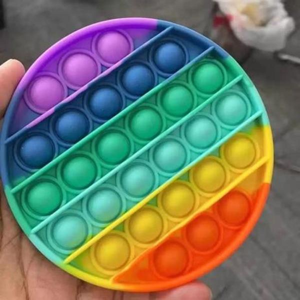 Imagem de Push Pop It Fidget Toy Bubble Brinquedo Bolha Mágica Colorido Variados