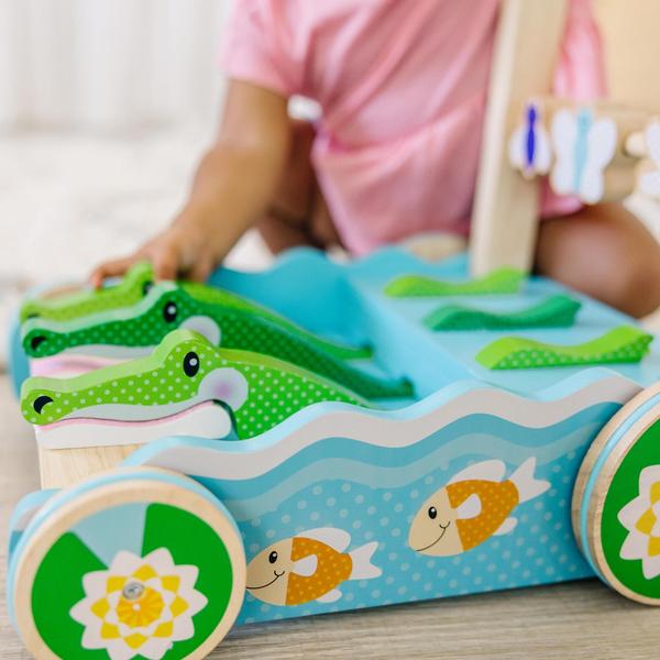 Imagem de Push Toy Melissa e Doug Chomp e Clack Alligator 1+