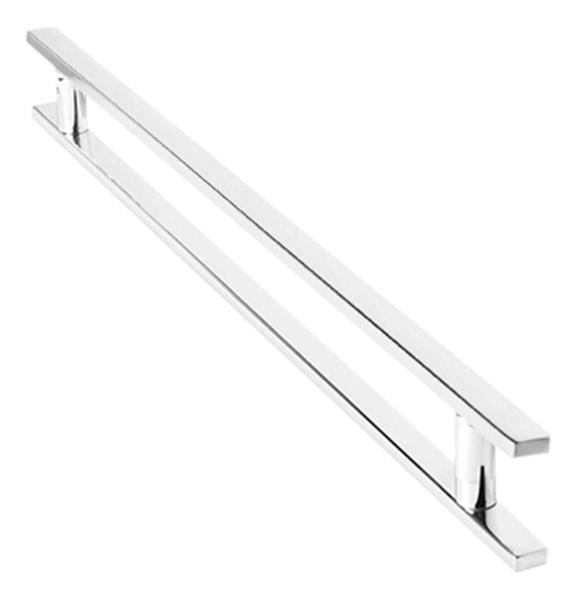 Imagem de Puxador Aço Inox 304 Prata 60cm - Área Interna ou Externa