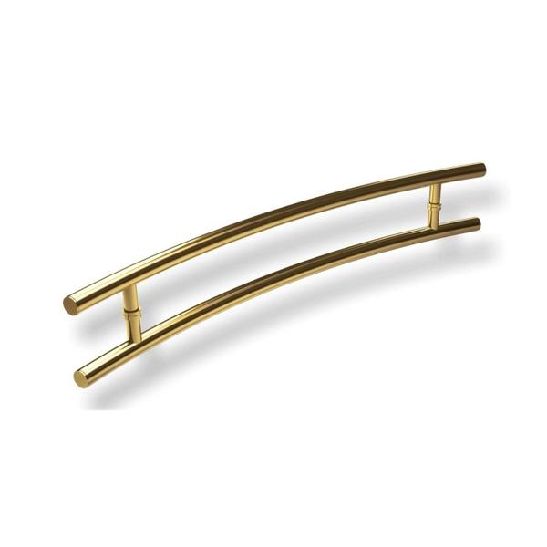 Puxador Athenas 100cm Brimak Dourado Imagem de Puxador Athenas 100cm Brimak Dourado