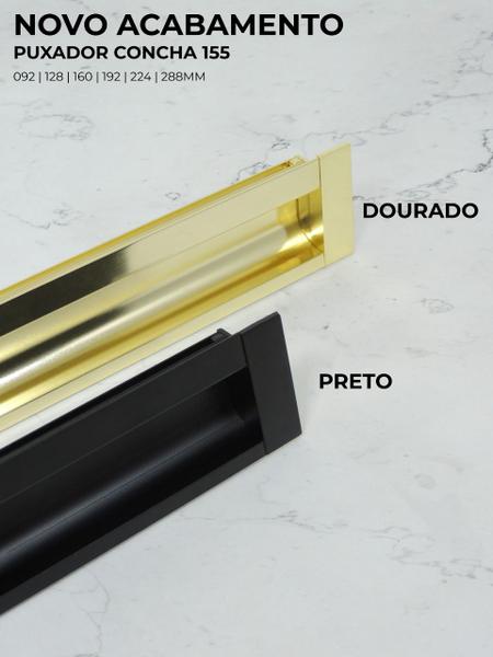 Imagem de Puxador Celleno IL 155 - Dourado - 160MM