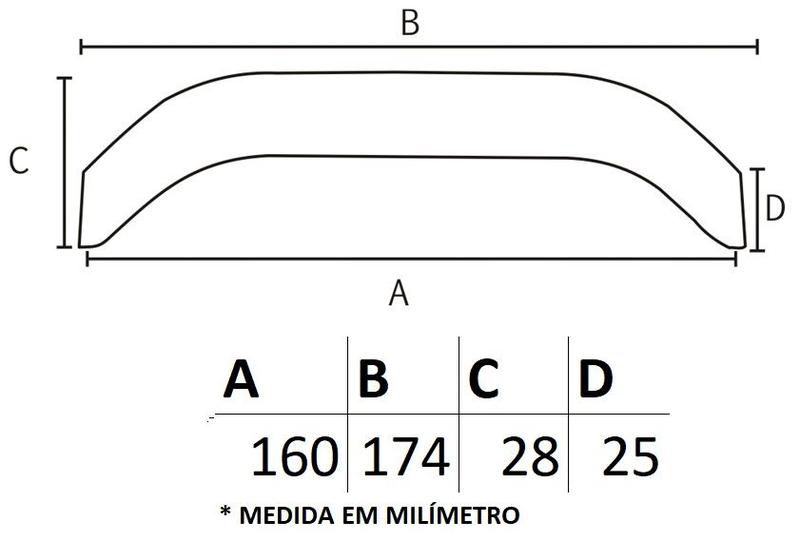 Imagem de Puxador IL 1351 - Escovado - 160MM