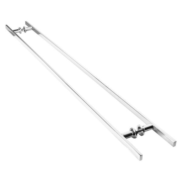 Imagem de Puxador Inox Para Porta De Correr Vidro Madeira 180 cm M.S