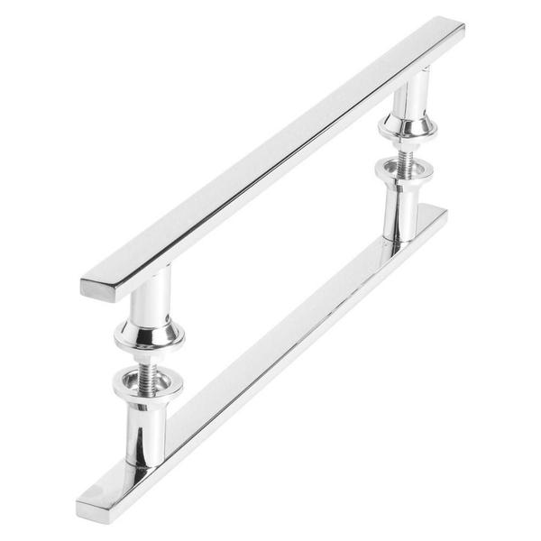 Puxador Inox Para Porta De Correr Vidro Madeira 30cm M.S - HomeFull Imagem de Puxador Inox Para Porta De Correr Vidro Madeira 30cm M.S