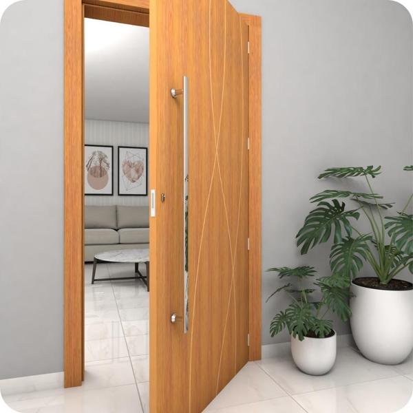 Puxador Inox Para Porta De Correr Vidro Madeira 30cm M.S - HomeFull Imagem de Puxador Inox Para Porta De Correr Vidro Madeira 30cm M.S