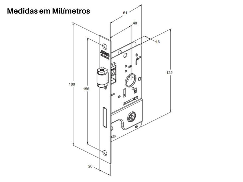 Imagem de Puxador Inox Polido Cilíndrico 60cm Porta Pivotante + Fechadura Stam Rolete 800 Tetra Cromada