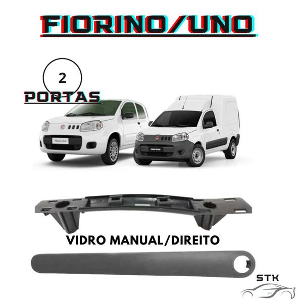 Imagem de Puxador Moldura Manual Fiorino/uno Vivace 2 Portas Direito