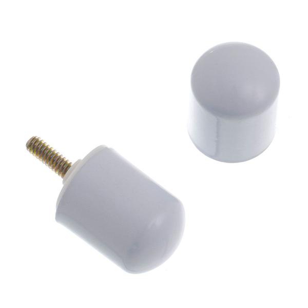 Puxador para Box Alumínio Branco - Bemfixa Imagem de Puxador para Box Alumínio Branco - Bemfixa