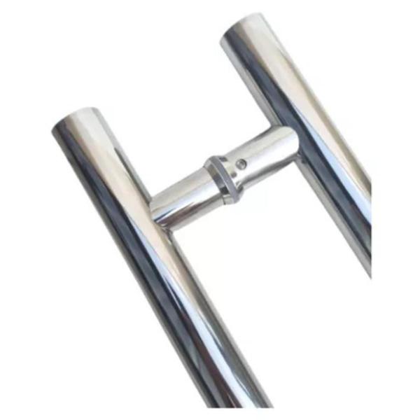 Imagem de Puxador para porta pivotante Tubular H de 60cm Aço Inox