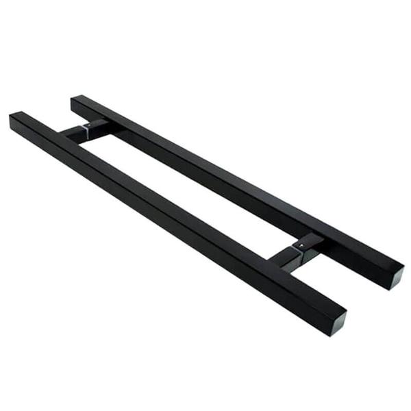 Imagem de Puxador Para Portas Aristocrata 60 cm Preto Fosco