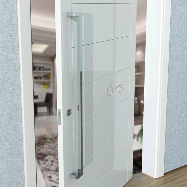 Puxador Para Portas Athenas 1,2 m Aço Inox Polido Brilhante - MARIMETAL Imagem de Puxador Para Portas Athenas 1,2 m Aço Inox Polido Brilhante