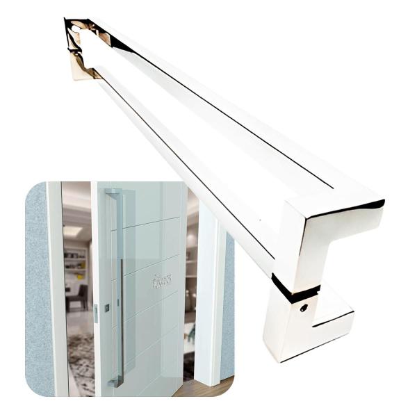 Puxador Para Portas Athenas 1,2 m Aço Inox Polido Brilhante - MARIMETAL Imagem de Puxador Para Portas Athenas 1,2 m Aço Inox Polido Brilhante