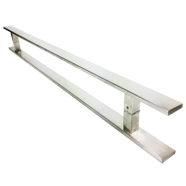 Imagem de Puxador Para Portas Clean 40 cm Aço Inox Escovado