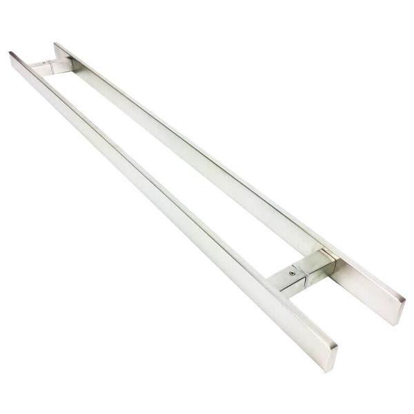 Imagem de Puxador Para Portas Clean 60 cm Aço Inox Escovado