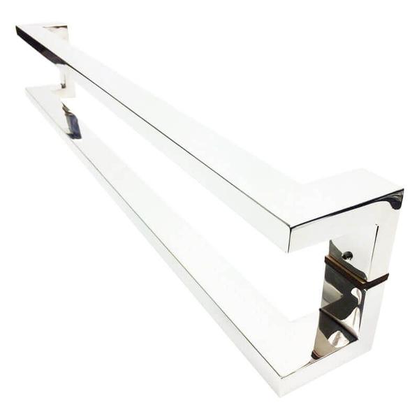 Imagem de Puxador Para Portas Grécia 80 cm Aço Inox Polido Brilhante