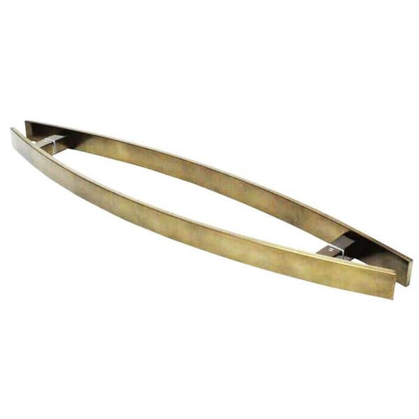 Puxador Para Portas Lugui 50 cm Ouro Velho Antique - MARIMETAL Imagem de Puxador Para Portas Lugui 50 cm Ouro Velho Antique