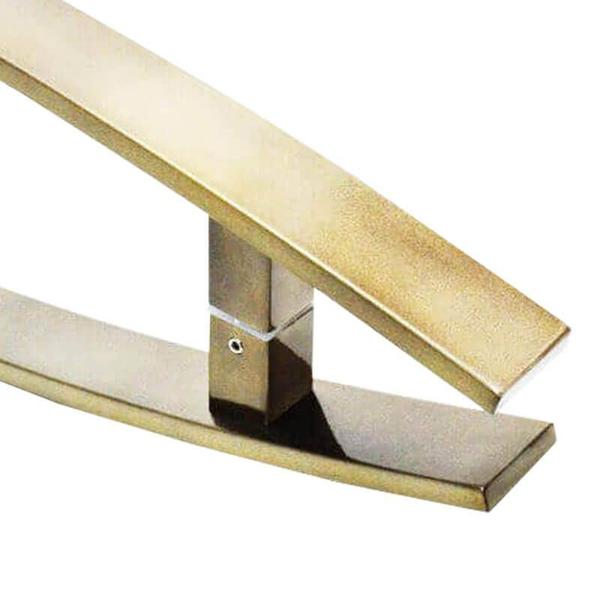 Puxador Para Portas Lugui 50 cm Ouro Velho Antique - MARIMETAL Imagem de Puxador Para Portas Lugui 50 cm Ouro Velho Antique