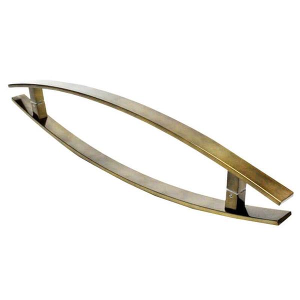 Puxador Para Portas Lugui 50 cm Ouro Velho Antique - MARIMETAL Imagem de Puxador Para Portas Lugui 50 cm Ouro Velho Antique