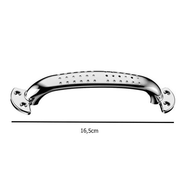 Puxador Porta de Correr Auster Cromado Soprano Imagem de Puxador Porta de Correr Auster Cromado Soprano