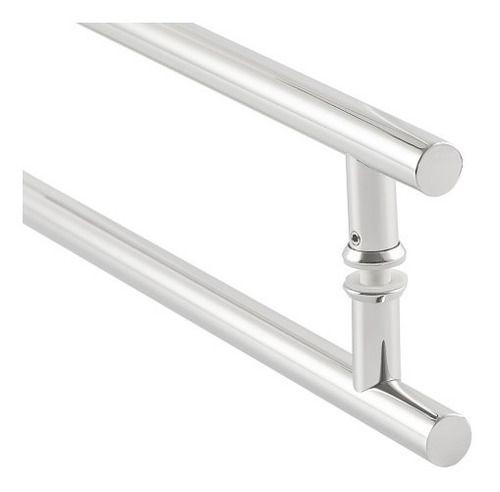 Imagem de Puxador Porta Pivotante 50cm Aço Inox Tubular Redondo