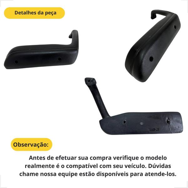 Imagem de Puxador porta preto le vw g/v/p/s gti/gl/gls 1985/1994