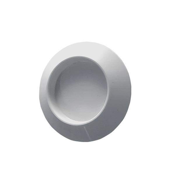 Puxador redondo adesivo para armário, box, porta e janela de correr - Branco - Smartfix Imagem de Puxador redondo adesivo para armário, box, porta e janela de correr - Branco