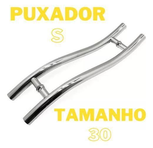 Imagem de Puxador S Em Aço Inox De 30Cm