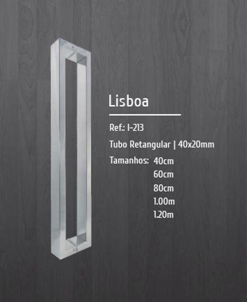 Imagem de Puxador Tipo C Inox Escovado 40x20 - 600mm