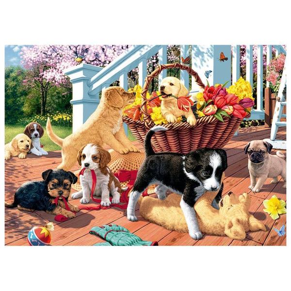 Imagem de Puzzle 1000 Peças Filhotes Brincando