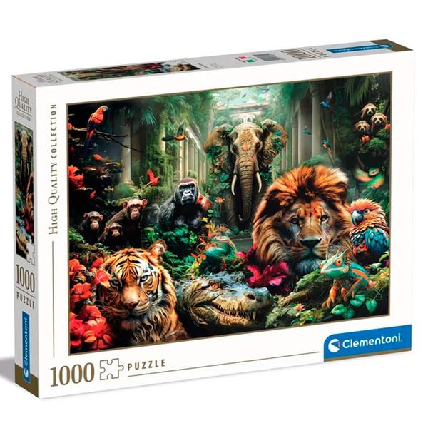 Puzzle 1000 Peças Selva Mística - Clementoni - Grow Imagem de Puzzle 1000 Peças Selva Mística - Clementoni