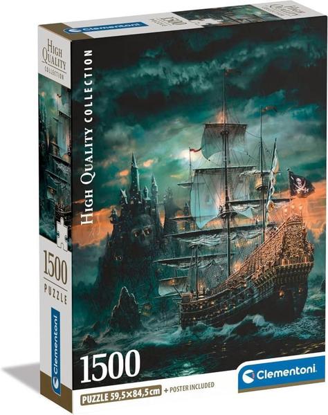 Imagem de Puzzle 1500 Peças Navio Pirata - Clementoni