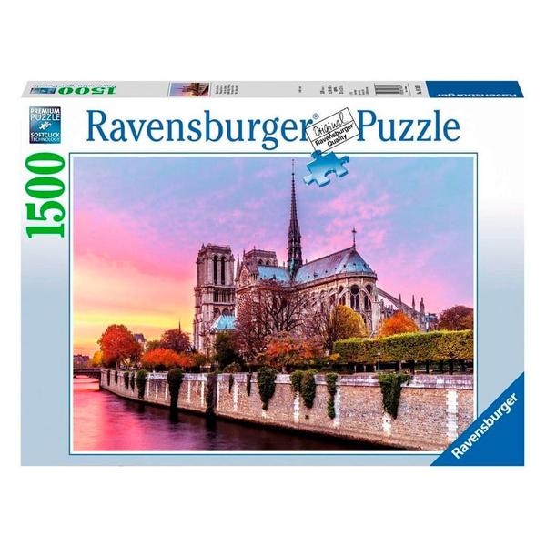 Imagem de Puzzle 1500 peças Notredame Pitoresca - Importado - Ravensburger