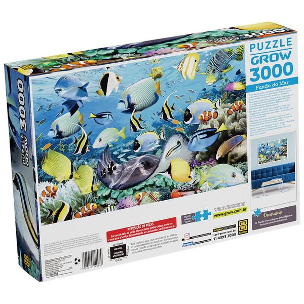 Imagem de Puzzle 3000 peças Fundo do Mar