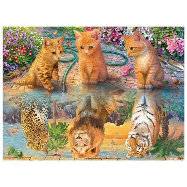 Imagem de Puzzle 500 peças Adoráveis Felinos - Grow