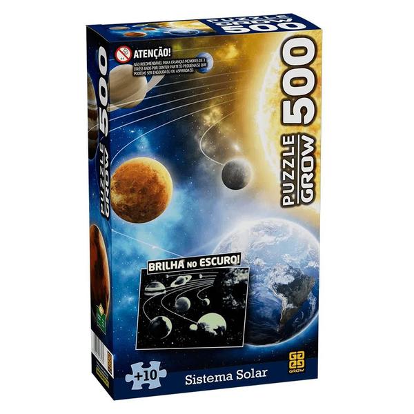 Imagem de Puzzle 500 Peças Sistema Solar - Grow