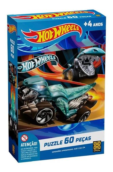 Imagem de Puzzle - 60 Pecas Hot Wheels GROW