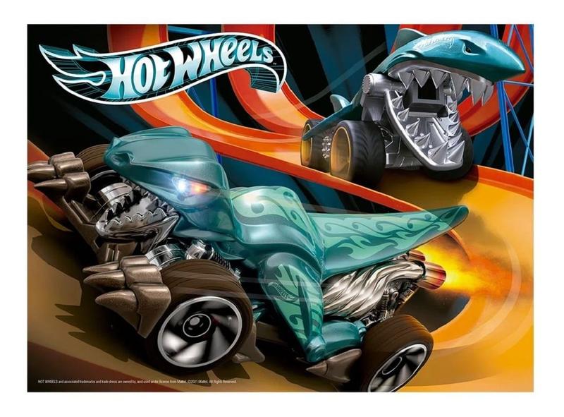 Imagem de Puzzle - 60 Pecas Hot Wheels GROW